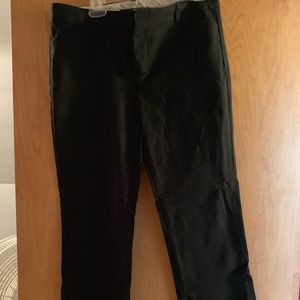 Gap straight black work pant size 10